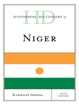 cover image of Historical Dictionary of Niger